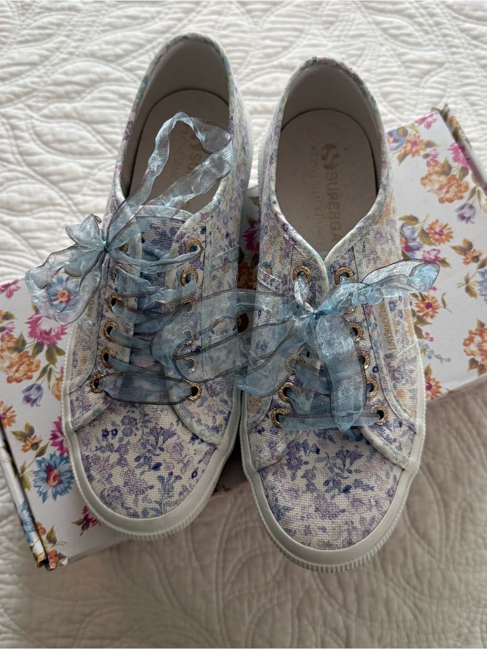 Superga x LoveShackFancy 2750 Lavender Blooms
